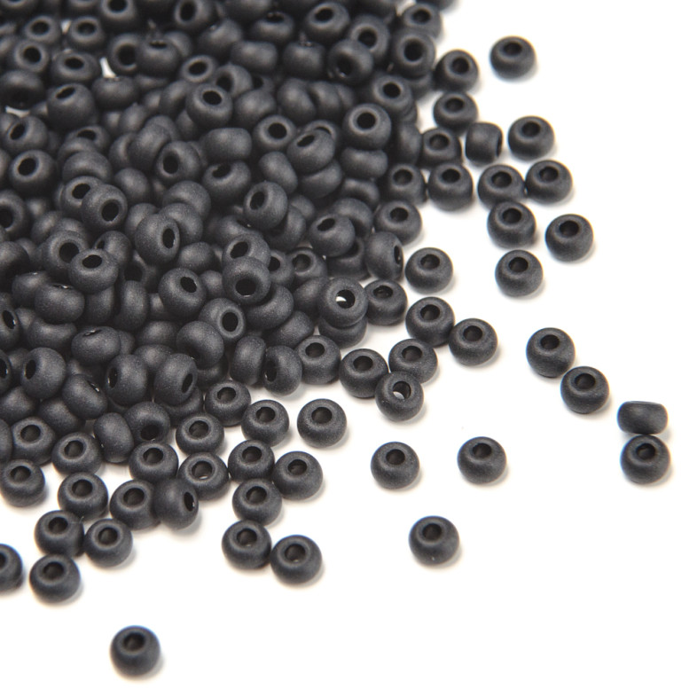 23980/1 Czech beads Preciosa black pack of 5 g