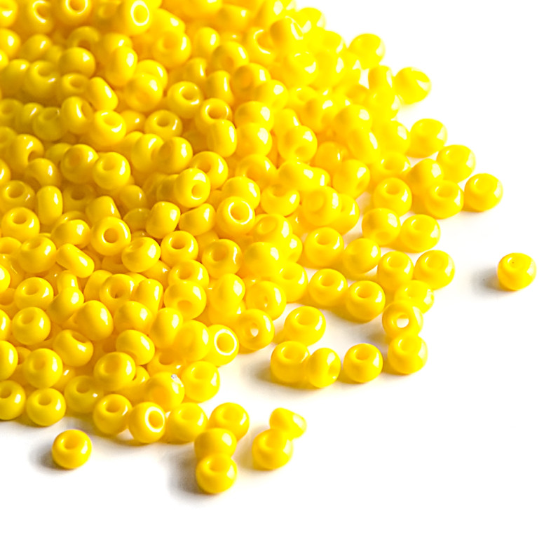 83130 Czech beads Preciosa yellow pack of 5 g