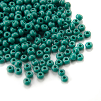 53240 koraliki czeskie Preciosa zielony op.5 gr