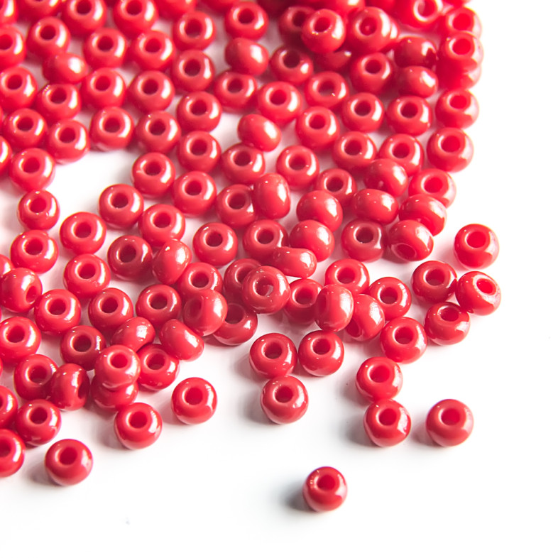 93210 Czech beads Preciosa red pack of 5 g