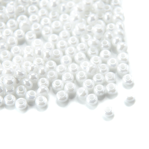 46102 Czech beads Preciosa white pack of 5 g