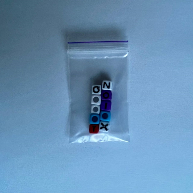 Zestaw angielskich liter kubiczny mix op.10 szt