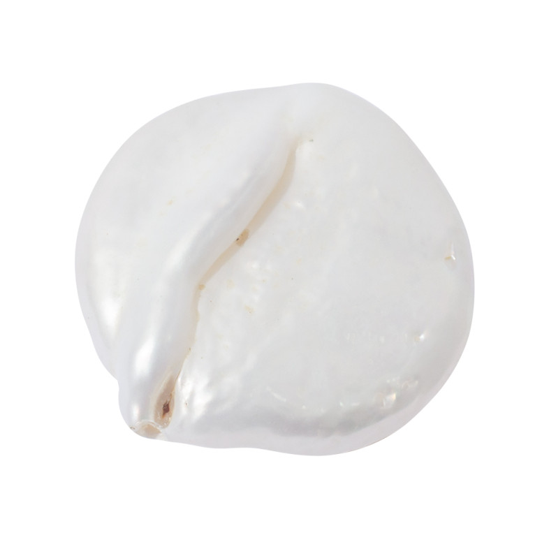 Freshwater pearl 18-22 mm flat cream 1 pc