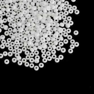 03050/1 koraliki czeskie Preciosa biały matowy op.5 gr