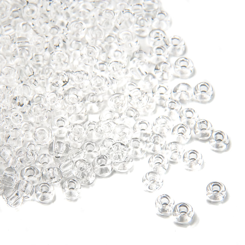 00050 koraliki czeskie Preciosa przezroczysty op.5 gr
