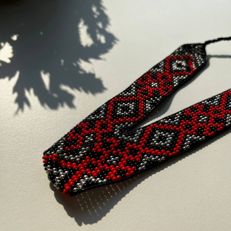 Ethnic style choker (handmade) 1 pc