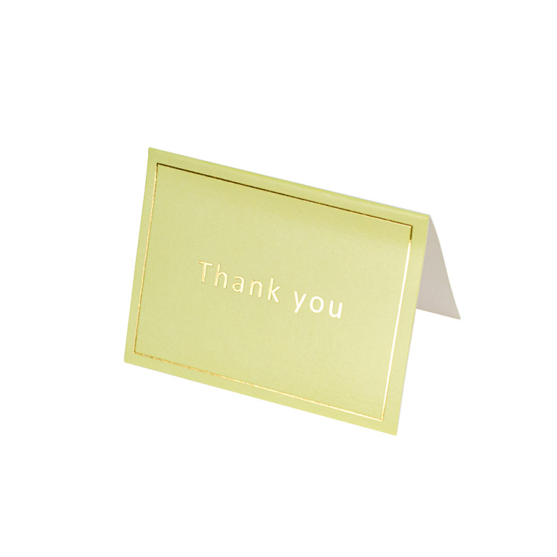 Листівка For you 75×105 мм Thank you салатова 1 шт
