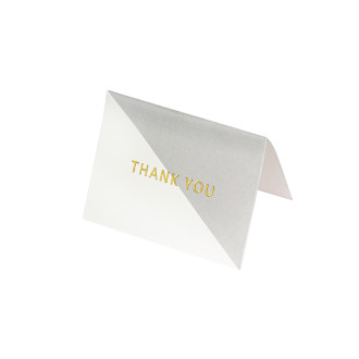 Листівка For you 75×105 мм Thank you біло-сіра 1 шт
