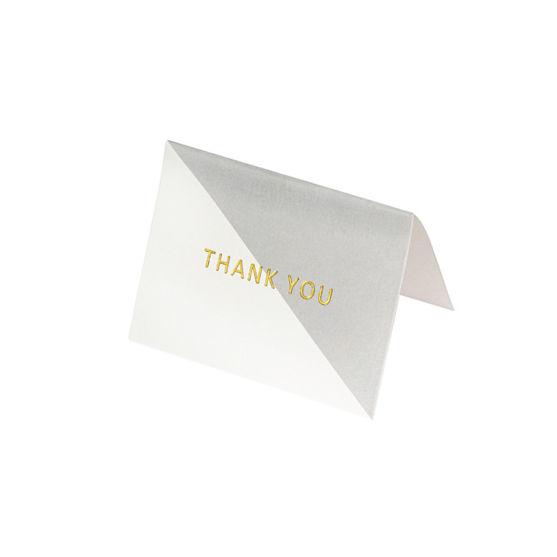 Листівка For you 75×105 мм Thank you біло-сіра 1 шт