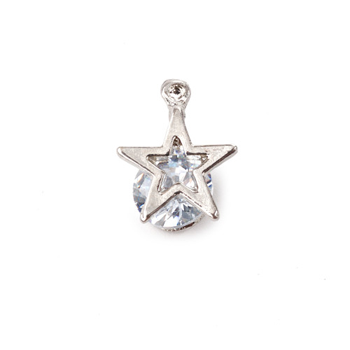 Metal pendant Star cupronickel 1 pc.