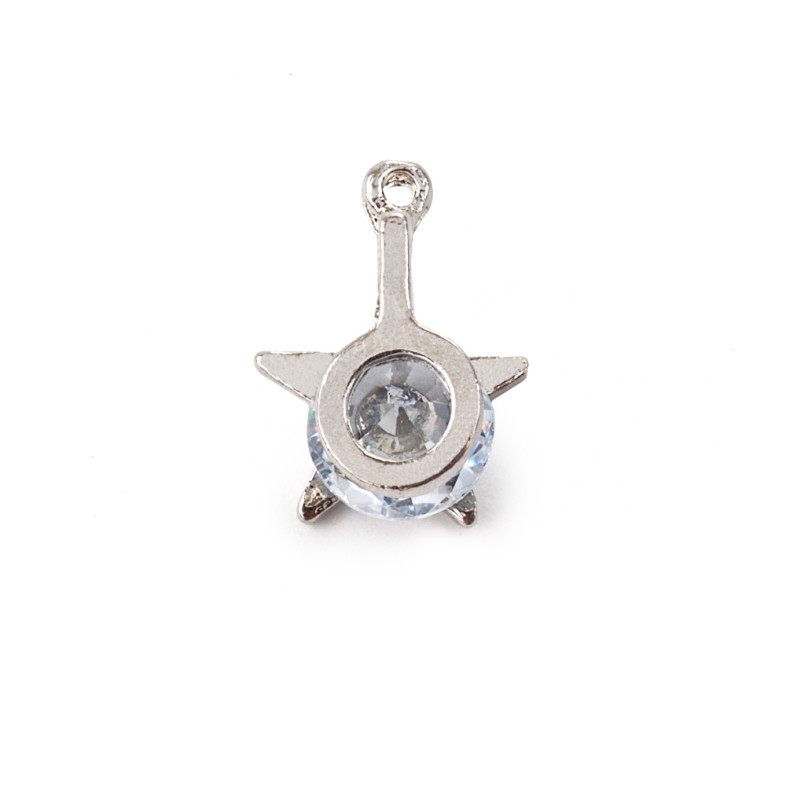 Metal pendant Star cupronickel 1 pc.