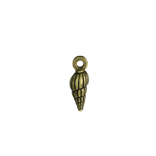 Metal pendant Crustacean bronze 1 pc