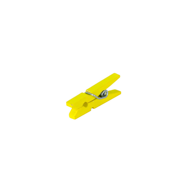Wooden clothespin 25×8 mm yellow 1 pc.