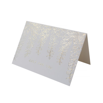Pocztówka 85x120 mm Just for you gałęzie złoty 1 szt
