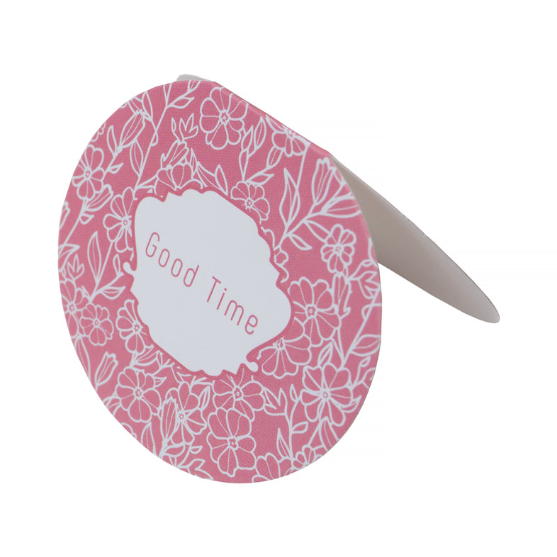 Postcard 63×70 mm Good time pink 1 pc.