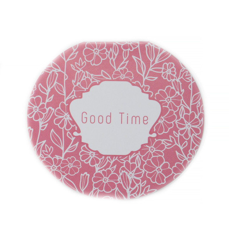 Postcard 63×70 mm Good time pink 1 pc.