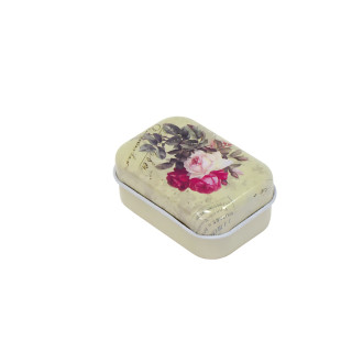 Metal box 60×40 mm Roses 1 pc.