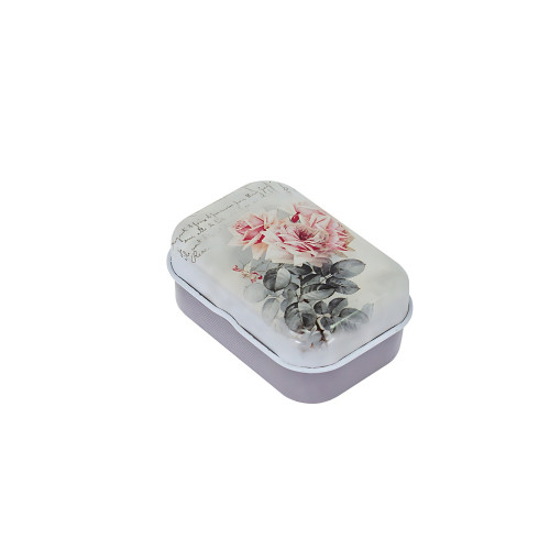 Metal box 60×40 mm Delicate roses 1 pc.