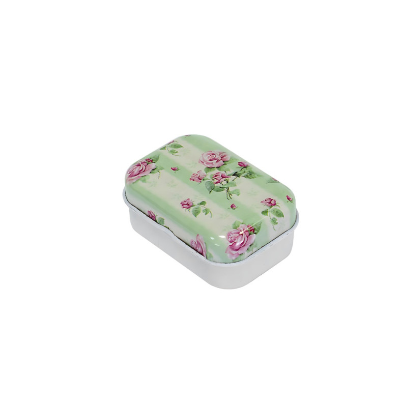 Metal box 60×40 mm Small roses 1 pc.