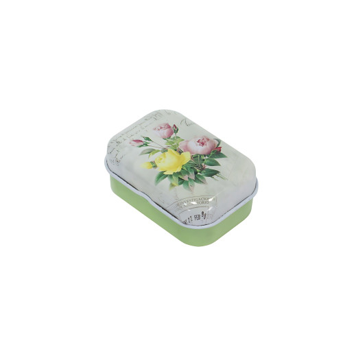 Metal box 60×40 mm Colored roses 1 pc.