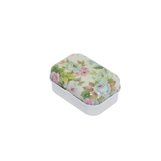 Metal box 60×40 mm Flowers 1 pc.