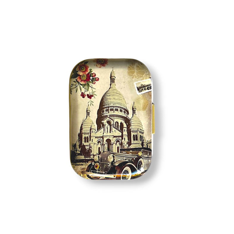 Metal box 60×40 mm Paris 1 pc.