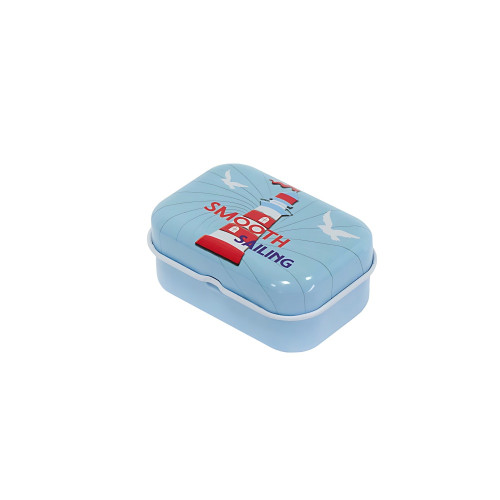 Metal box 60×40 mm Lighthouse Smooth sailing 1 pc.