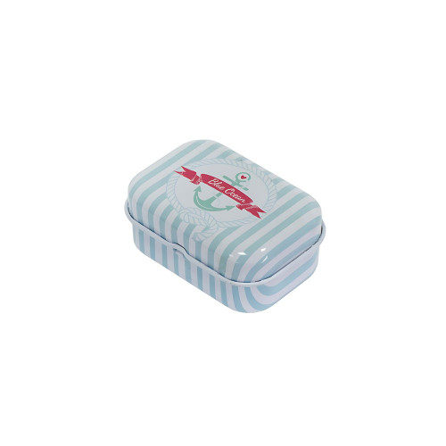 Metal box 60×40 mm Striped 1 pc.