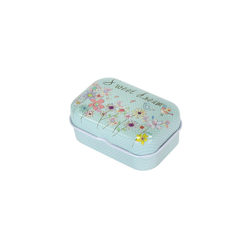 Metal box 60×40 mm Wildflowers 1 pc.