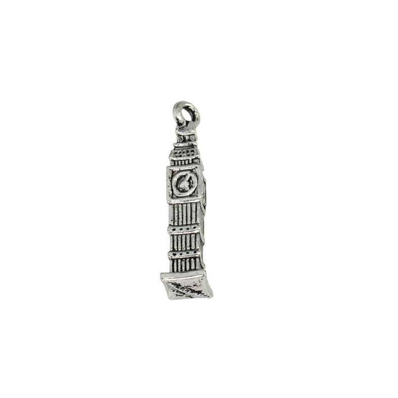 Big Ben metal pendant, cupronickel, 1 pc.