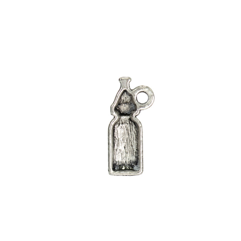 Metal pendant Baby bottle cupronickel 1 pc