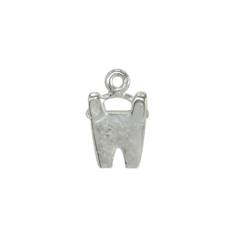Metal pendant 17 mm Cupronickel overalls 1 pc