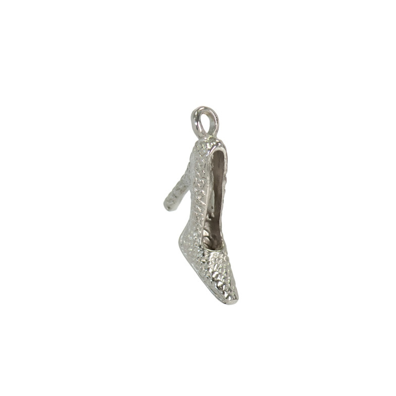 Metal pendant Shoes cupronickel 1 pc