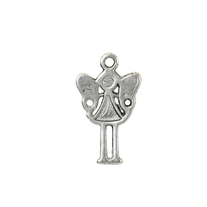 Metal pendant 26 mm Fairy cupronickel 1 pc