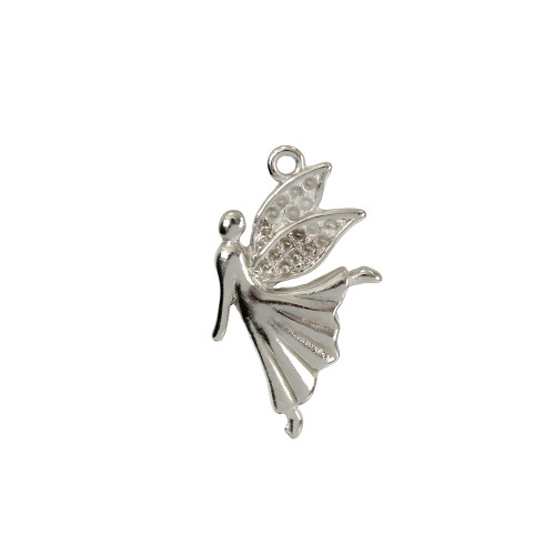 Metal pendant 31 mm Fairy cupronickel 1 pc