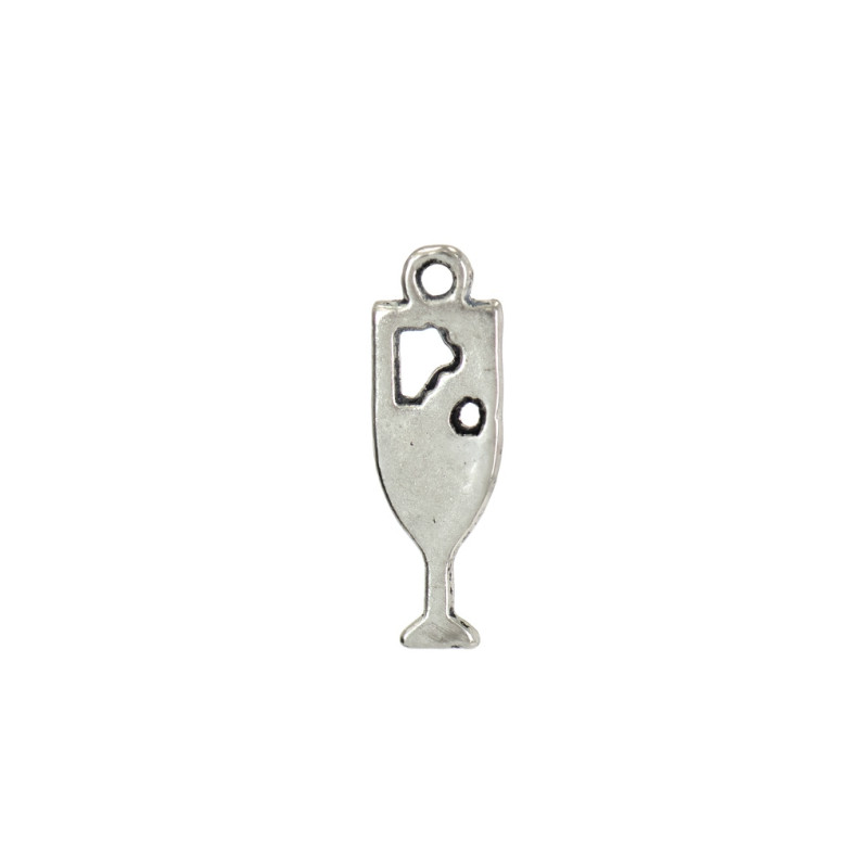 Metal pendant Champagne cupronickel 1 pc.