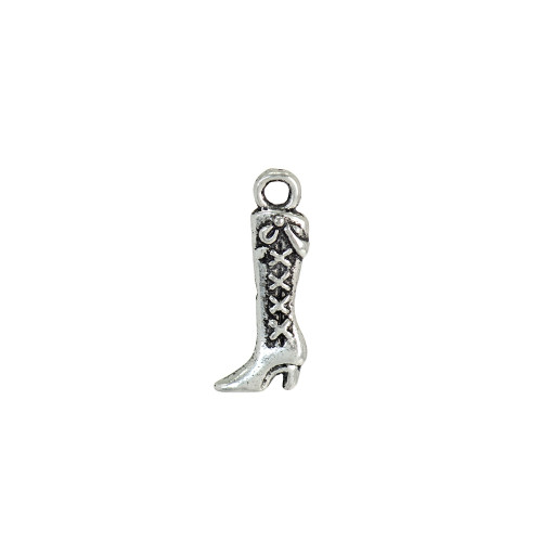 Metal pendant Cupronickel Boot 1 pc