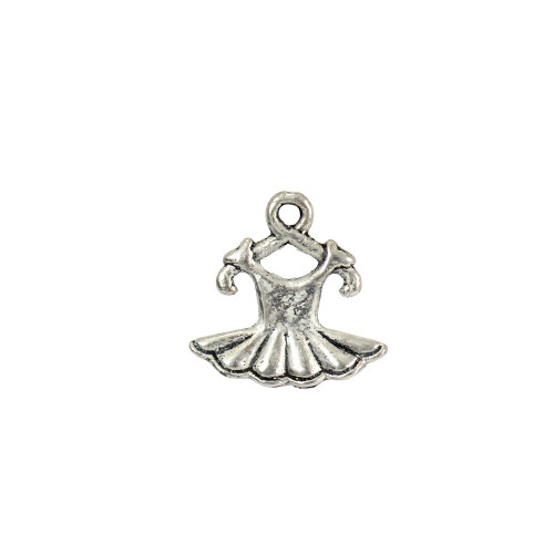Metal pendant Ball tutu cupronickel 1 pc.