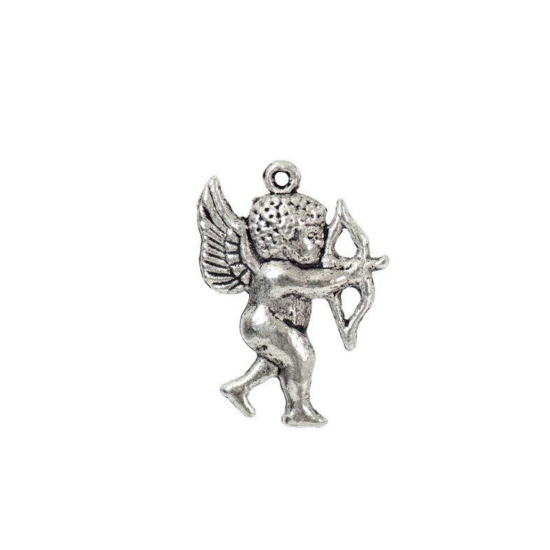 Cupid metal pendant, cupid's cup, 1 pc.