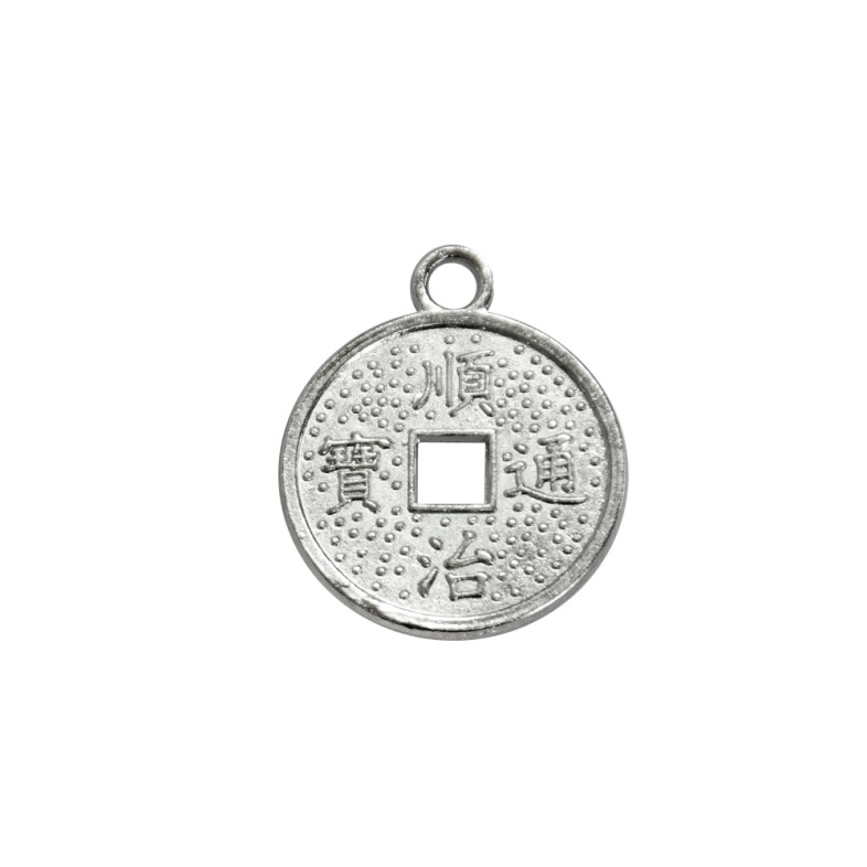 Metal pendant 25 mm Coin cupronickel 1 pc.