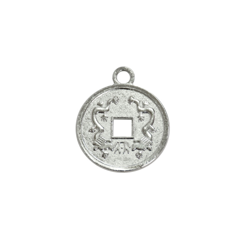 Metal pendant 25 mm Coin cupronickel 1 pc.