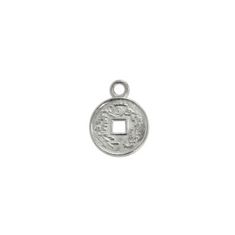 Metal pendant 15 mm Coin cupronickel 1 pc.