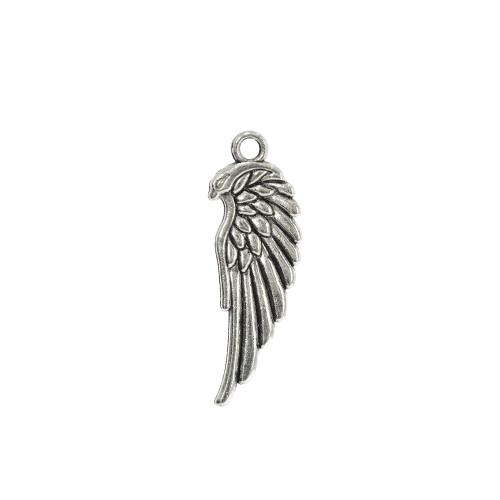 Metal pendant Wing cupronickel 1 pc