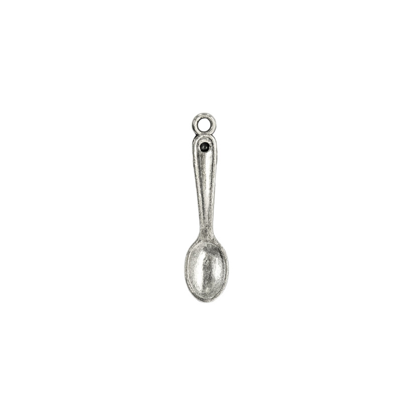 Metal pendant Spoon cupronickel 1 pc