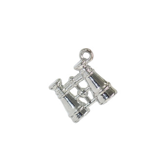 Metal pendant Binoculars cupronickel 1 pc