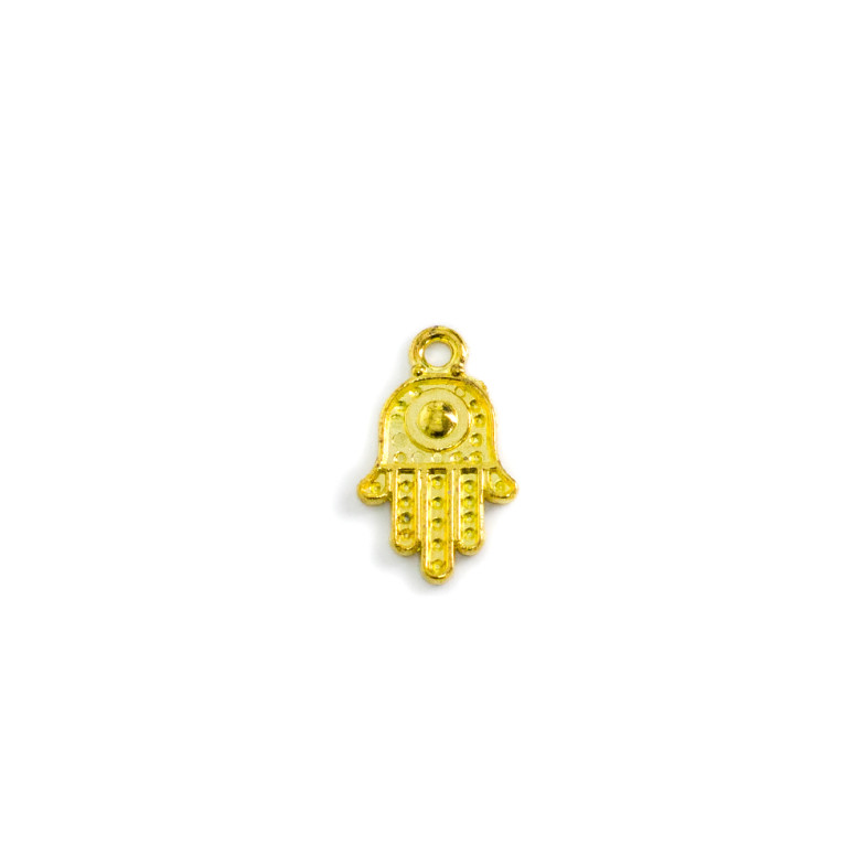 Metal pendant 20 mm Palm gold 1 pc.