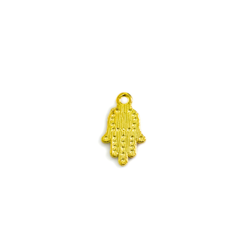 Metal pendant 20 mm Palm gold 1 pc.