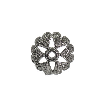 Hemisphere holder 477759 round 20 mm dark steel 1 pc.