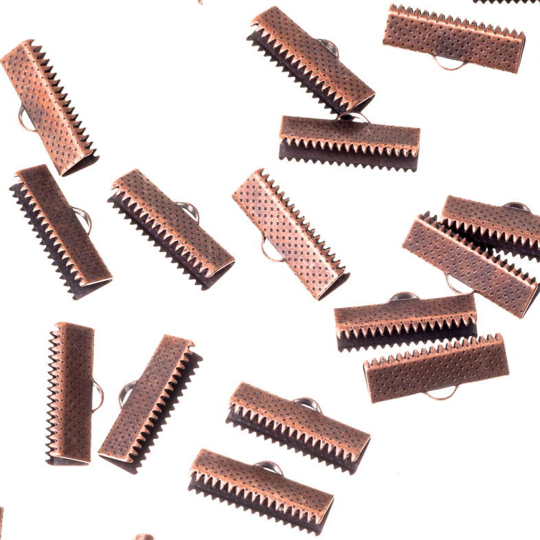 Flat crocodile clip 20×6 mm copper 1 pc.