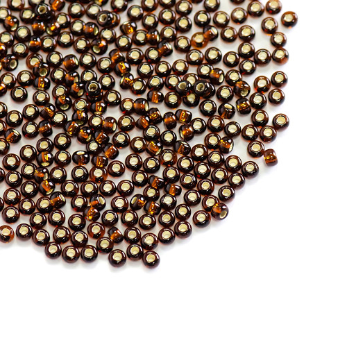 17140 Preciosa Czech beads brown pack of 5 g